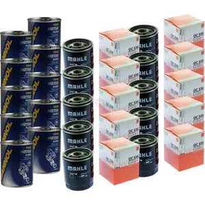 10x Originale Mahle / Knecht Filtro Olio Oc 535+10x Sct Motore Flush Lavaggio - Foto 1 di 6