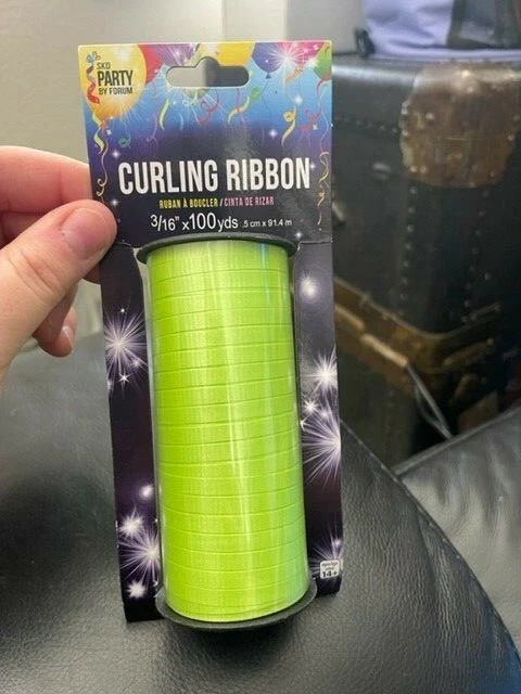 Cinta Rizadora Party By Forum Verde Lima 3/16" X 100yds ¡¡Nueva!!! Foto 1 de 1