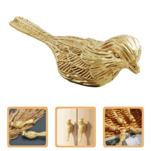 Four-leaf Drawer Pulls Knobs Door Cabinet Handle Brass Bird - Picture 1 of 12