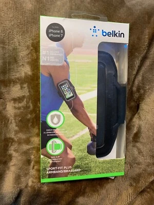 Belkin Sport Fit Plus Armband - iPhone 7 - blacktop - Image 1 of 3
