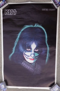 🔥Póster de colección 1978 KISS Peter Criss Aucoin Boutwell RARO - Imagen 1 de 5
