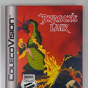 ColecoVision Dragon's Lair Adam Port (Team Pixelboy) Coleco MIB/CIB Rare - Picture 1 of 24