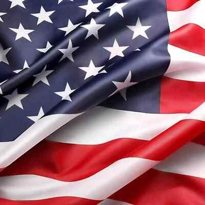 3 x 5 FT American Flag US USA National Double Sided Polyester Brass Grommets - Picture 1 of 10