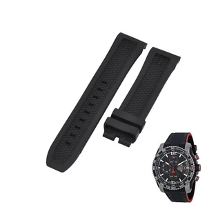 23mm Black Rubber Strap For Tissot PRS516 Extreme T079427A - Picture 1 of 7