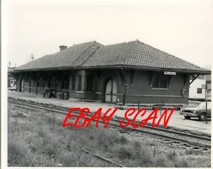 1 schwarzweiß Foto Vergrößerung 7 5/8" x 10" von CR-Station ex EL Wellsville, NY 5-9-76 - Bild 1 von 1