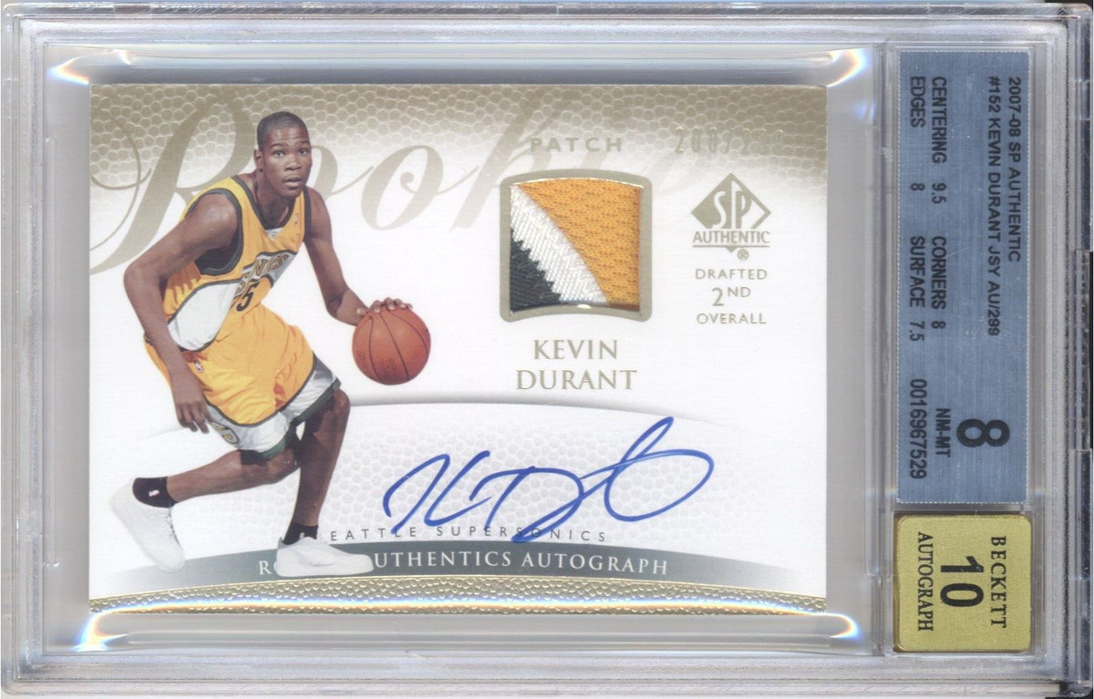 Upper Deck Kevin Durant Beckett Grading Services (BGS) Basketball 