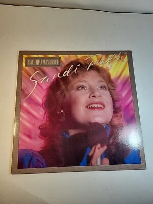 SANDI PATTI - 'More Than Wonderful' 12" Vinyl LP Record 1983 U.S. PRESSING - Image 1 of 4