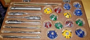 14x Hartmetallbestückt Ventilsitzfräser Satz 30 45 70 (20 Grad) BLUEFOX TOOLS - Picture 1 of 2