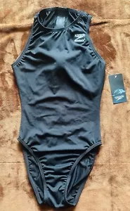 Speedo Women's Swimsuit Black One Piece Endurance 6/32 NWT $75 Water Polo - Picture 1 of 11