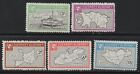 Thematic stamps ALDERNEY COMMODORE 1965 DEFIN AL35/40 mint