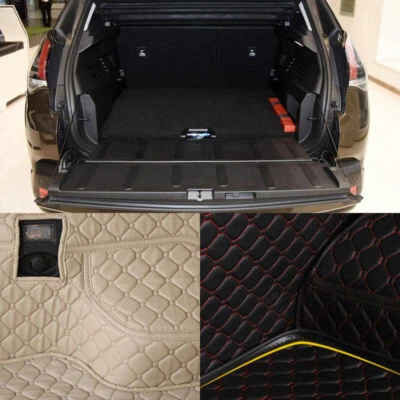 Trunk Cargo Liner Leather Protector Capter Mat Seat Back Cover For Peugeot 3008 - Image 1 of 4