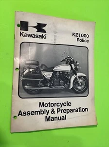 Kawasaki Police Motorcycle Assembly & Preparation Manual 1979 99964-0039-01 - Picture 1 of 4