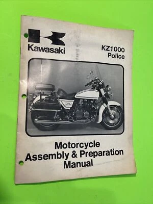 Kawasaki Police Motorcycle Assembly & Preparation Manual 1979 99964-0039-01 - Image 1 of 4