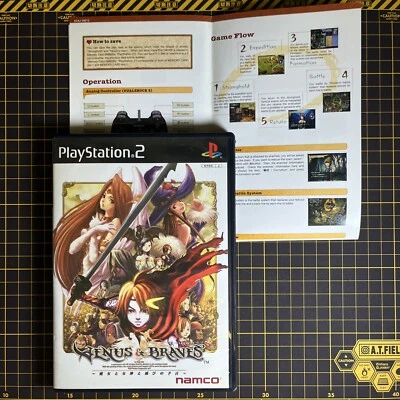 Venus & Braves Sony PlayStation PS2 NTSC-J JP Bandai W/English Operation Sheet - Image 1 of 4
