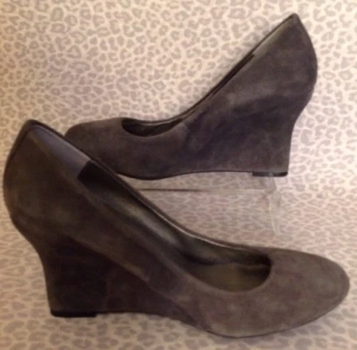 me Too 10灰色麂皮绒高跟鞋 — 第 1/4 张图片