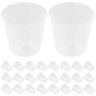 50 Pcs Pots with Drainage Holes Plastic for Plants Nursery Cup Orchid
