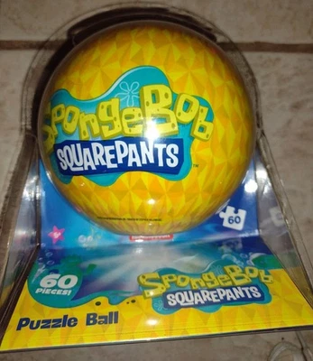 NEW, SPONGEBOB SQUAREPANTS Puzzle Ball, 60 PIECES, AGE 5+ - Image 1 of 3