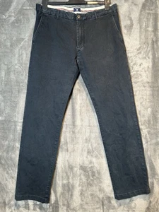 Gant Dark Blue Chinos Jeans Trousers Size 34W x 32L - 100% Cotton - Picture 1 of 10
