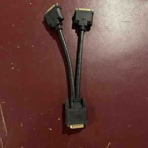 DMS-59 Male to Dual DVI 24 + 5 Female Splitter Extension Cable for Graphics - Picture 1 of 3