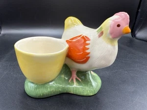 Vintage Cath Kidston China Chicken / Hen Large Egg Cup Eggcup - Easter / Display - Foto 1 di 9