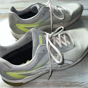 Größe 12 - ASICS GEL-Golf wasserdichtes Gel 12 weiß gelb grau - Bild 1 von 11