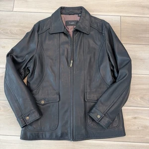 Nicole Miller New York Damen Echtleder Jacke - Größe XL - Bild 1 von 8