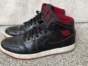 Nike Air Jordan 1 Mid Bred Shadow 554724-028 Men's Size 11.5 - Picture 1 of 7