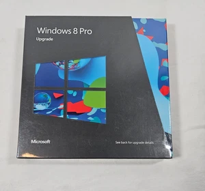 Microsoft Windows 8 Professional Upgrade 32Bit & 64Bit DVD MS =NEW RETAIL SEALED - Afbeelding 1 van 4