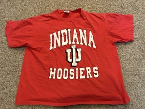 Vintage 90s Indiana Hoosiers PM Enterprises IU Single Stitch Shirt XXL - Bild 1 von 7