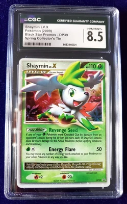 Pokémon TCG 2009 Black Star Promo DP39 Shaymin LV.X Holo CGC 8.5 NM/Mint+ - Image 1 of 4