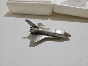 Danbury Mint Space Shuttle Pewter Plane 1:293 Scale - Picture 1 of 3