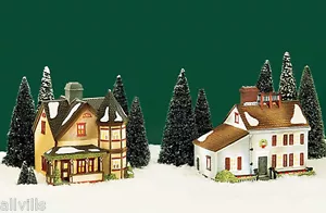 BREWSTER BAY COTTAGES # 56570 SET/2 DEPT 56 RETIRED NEW ENGLAND VILLAGE - Picture 1 of 3