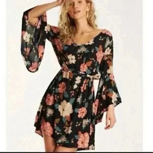 Billabong Always Love Floral Mini Dress Sz S - Picture 1 of 8