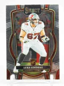 2022 Panini Select - Club Level Silver Prizm #209 Luke Goedeke (RC) Rookie - Picture 1 of 3