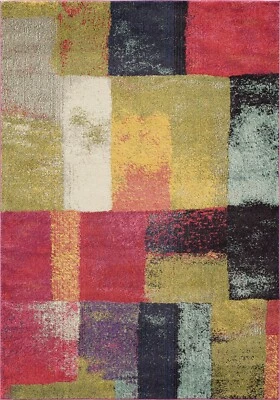 Momeni Casa Polypropylene With No Backing Multi Area Rug 5'3" X 7'6" - Image 1 of 4