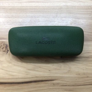 Lacoste Hard Clam Shell Eyeglasses Sunglasses Readers Sunnies Case Faux Leather - Picture 1 of 6