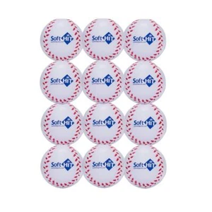 Soft Hit Soft Baseball/Softball Training Foam Ball (12 Pack, White) - Picture 1 of 3