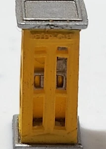 Vintage Bachman N'Scale Yellow Telephone Booth #7002 - Picture 1 of 13