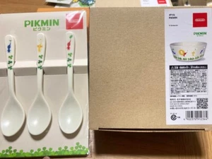 Pikmin Bowl & Spoon Set Ninendo official Limited New - Picture 1 of 3
