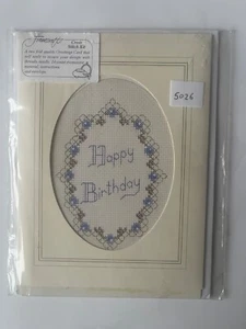 Framecraft Cross Stitch Greetings Card 'Happy Birthday' - Picture 1 of 2