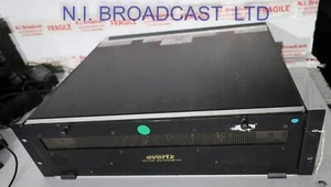 Evertz 7700 frame with 7767vip12-hsn mlutiviewer,, 7700r-sc-brc and 3rd party i - Picture 1 of 13