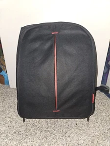 Backpack,camera Bag, Black And Red Colors, Multiple Slots, Adjustable - Picture 1 of 5