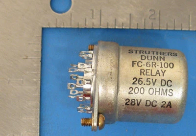 STRUTHERS & DUNN RELAY FC-6R-100 26.5V 2AMP - Image 1 of 4