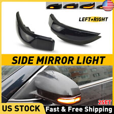 2X Car Rearview Mirror Turn Signal Light Lamp for Toyota Camry Corolla 2014-2018