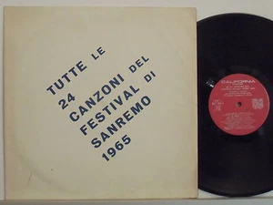 SANREMO 1965 LP 33 g ORCHESTRA E CANTANTI DELLA COMPAGNIA DISCOGRAFICA ITALIANA - Picture 1 of 1