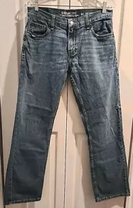 Pantalones de mezclilla azul relajado Signature Levi Strauss S61 30/32 algodón blnd desgastados - Imagen 1 de 14