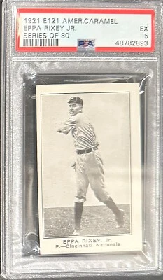 1921 American Caramel E121 Eppa Rixey PSA 5 *HOF* Set of 80 - Image 1 of 2