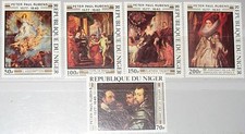 NIGER 1978 607-11 426-30 Rubens Paintings Gemälde Art Kunst Painter Maler MNH