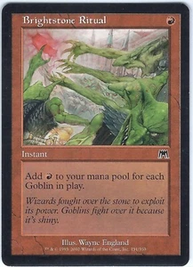 Brightstone Ritual Onslaught Common – MTG Magic the Gathering Card - Picture 1 of 16
