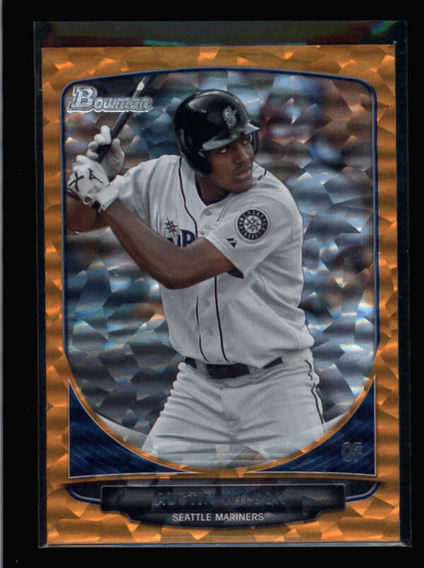 AUSTIN WILSON 2013 BOWMAN DRAFT PICKS #BDPP105 ROOKIE ORANGE ICE #4/5 AY8001 - Image 1 of 1